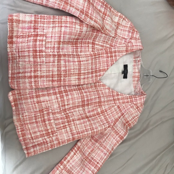 Talbots peach/white jacket - Picture 3 of 3